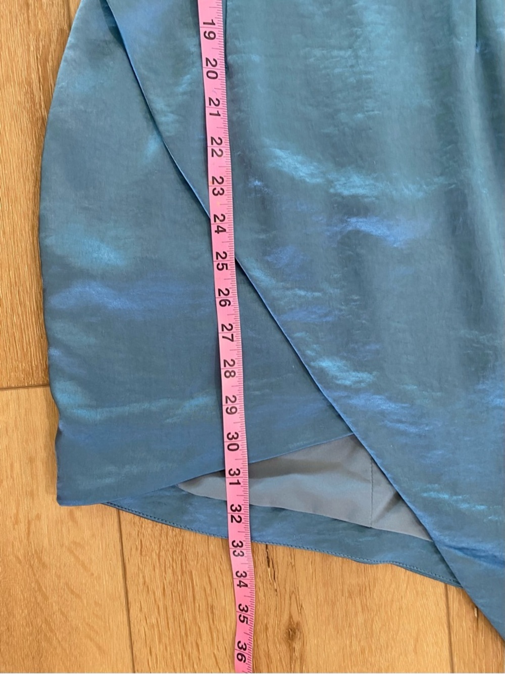Elliatt Mini Dress Asymmetrical Teal Black Tie Wedding Cocktail Elegant Size XS - Picture 8 of 11